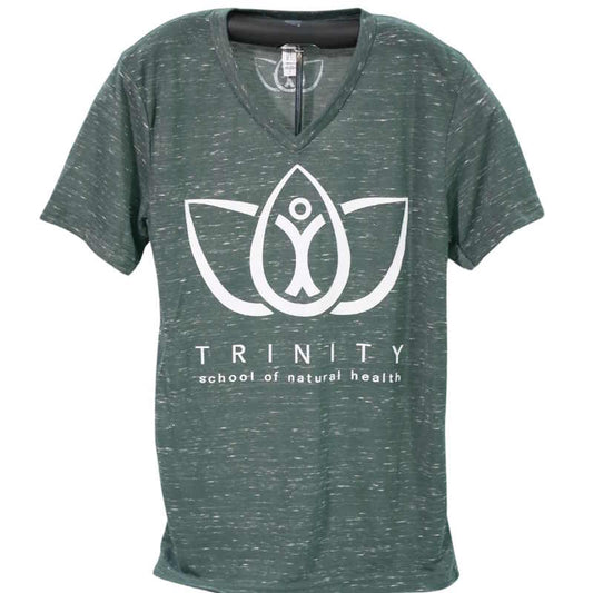 V-Neck Shirt - Forest Marble