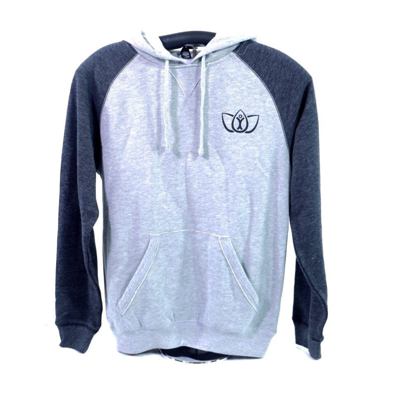 Sudadera con capucha raglán de polar ligero