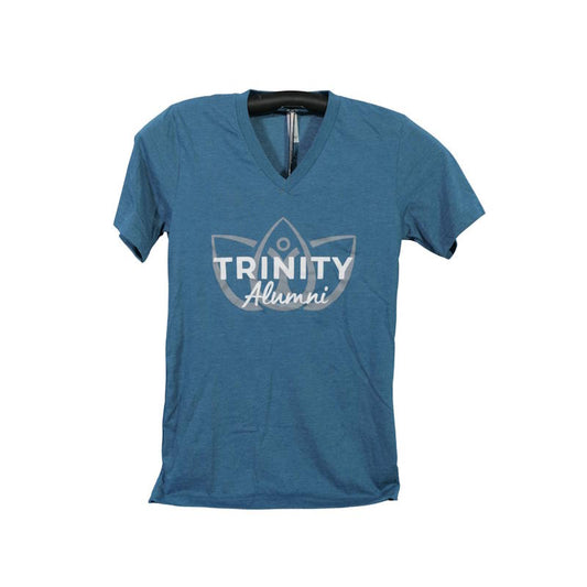 V-Neck Alumni Shirt - Heather Deep Teal Option 2