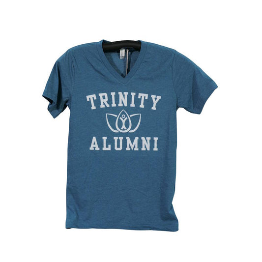 V-Neck Alumni Shirt - Heather Deep Teal Option 1